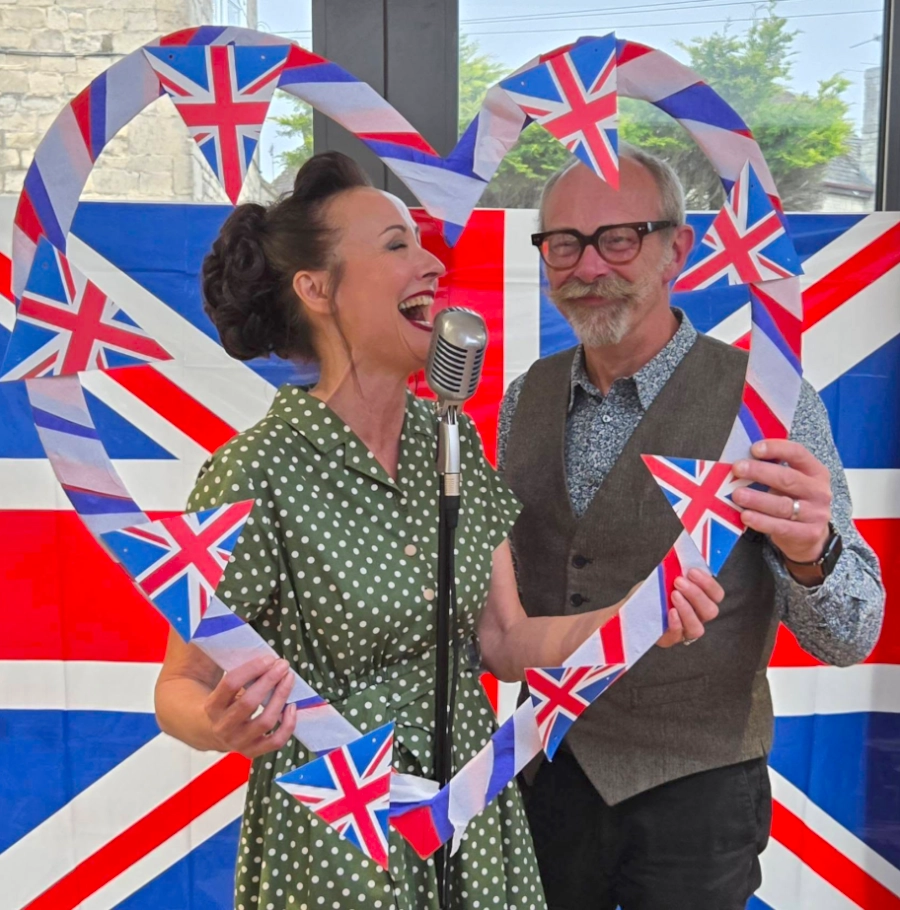 VE Day Heart